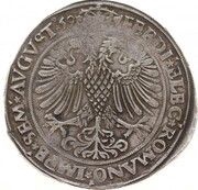 1 Daalder - William V van Bronckhorst Bust, Netherlands, 1559 reverse image