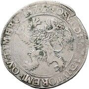 Daalder "Leeuwendaalder" - Herman Dirk, Netherlands, 1577-1578 reverse image