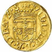 Cruzado - William V of Bronckhorst obverse image