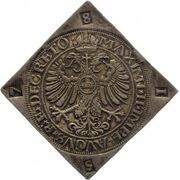Arendrijksdaalder Klippe - Maximilian II, Netherlands, 1578 reverse image