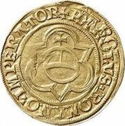 Guilder - Charles V, Netherlands, 1538 reverse image