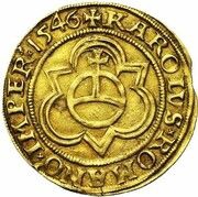 1 Guilder - Charles V reverse image