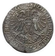 Daalder "Arendrijksdaalder" - Rudolph II reverse image