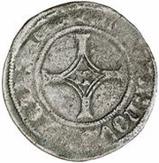 2 Mites - Adrian I of Gaveren, Netherlands, 1480-1492 reverse image