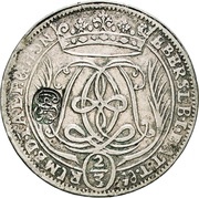 1 Gulden - John Francis reverse image