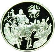 10 Diners - Joan Martí i Alanis Jesus entry to Jerusalem, Andorra, 1999 reverse image