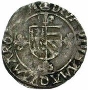 Grossus "Groat with M" - Philip the Handsome, Regency reverse image