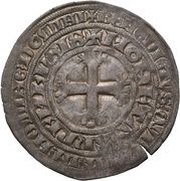2 Groot "Plak" - Edward, Netherlands, 1361-1371 reverse image