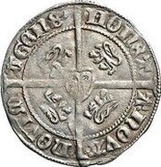2 Groats "½ Meeuw" - Reinoud IV, Netherlands, 1402-1423 reverse image