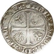 2 Groats - Reinoud IV, Netherlands, 1402-1423 reverse image