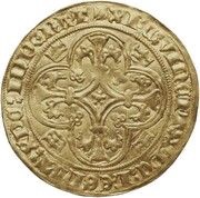 Gold Ecu - Mary of Brabant Oyen reverse image