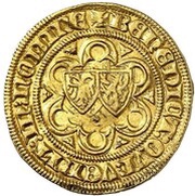 1 Guilder - Marie of Brabant reverse image
