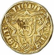 Guilder "Clemmergulden" - Charles of Egmont, Netherlands, 1492-1538 reverse image