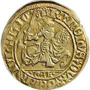 Guilder - Charles of Egmont punctuation by lilies obverse image