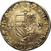 1 Silver Gulden "Karolusgulden" - Charles V, Netherlands, 1552-1556 reverse image