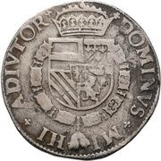 1 Daalder "Burgundian Kruisrijksdaalder" - Philip II, Netherlands, 1591-1593 reverse image