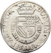 1 Daalder "Burgundian kruisrijksdaalder" - Philip II, Netherlands, 1584 reverse image