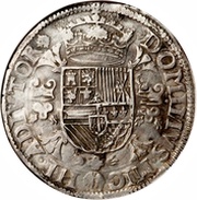 1 Daalder "Philipsdaalder" - Philip II ANG, Netherlands, 1557-1558 reverse image